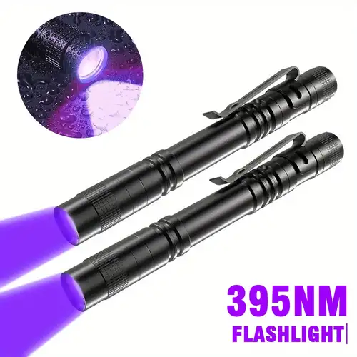 LET'S RESIN UV Light for Resin Curing Portable Mini 365nm UV Flashlight  Black