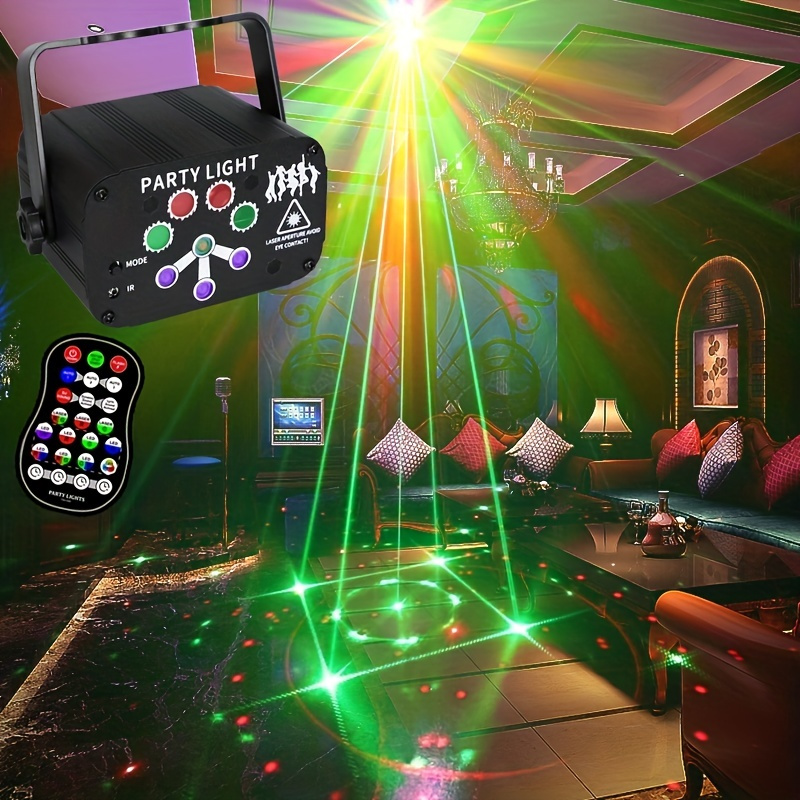 Disco Party Lights Portable Dj Laser Lights Stage Lights - Temu