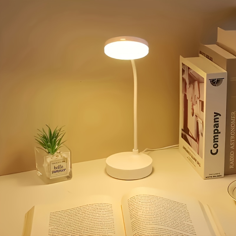 GUIRLANDE LUMINEUSE INTERIEURE ,blanc chaud--Lampe LED ronde avec prise  USB, chargeur pour ordinateur portable, petit livre, Protect