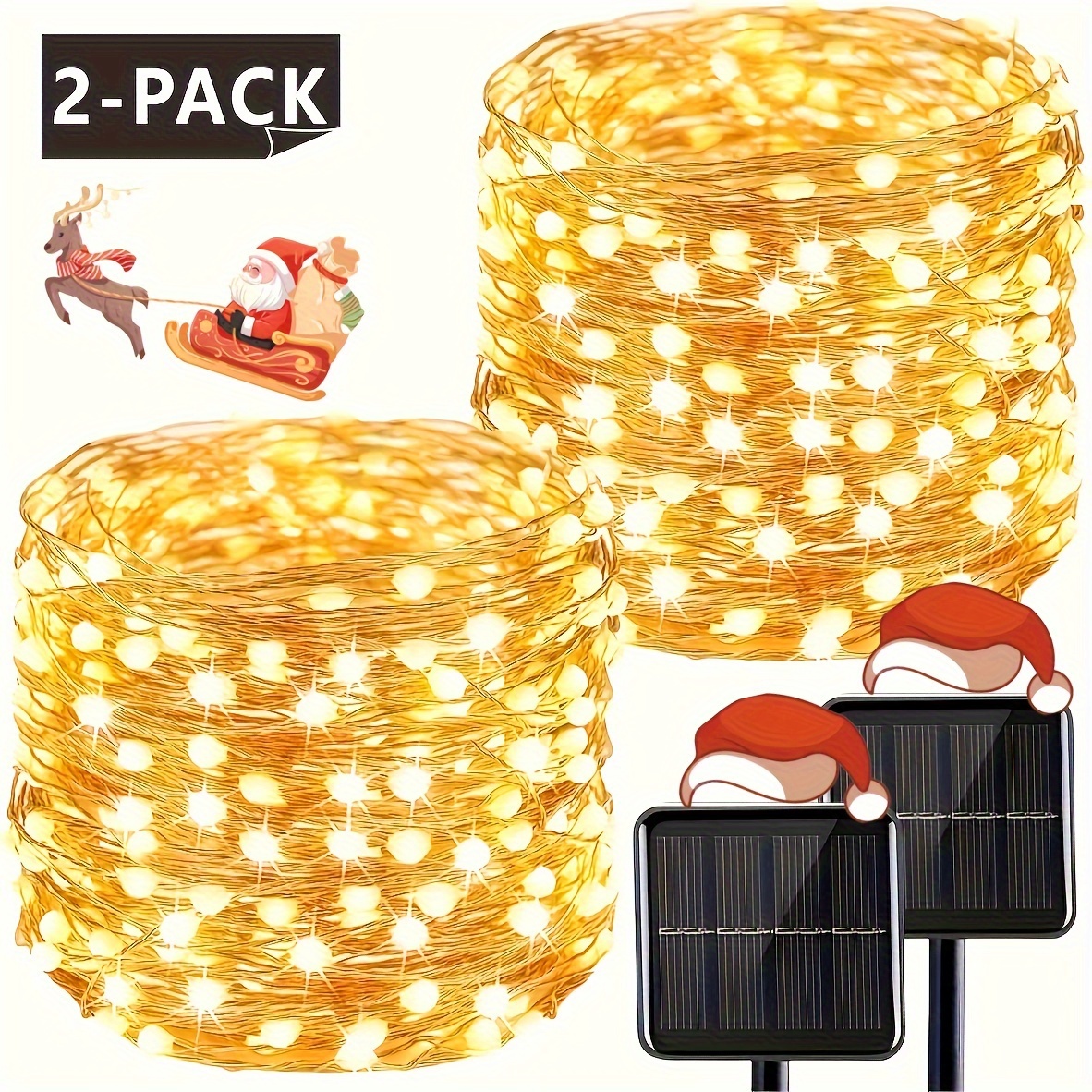1pc 6.4m Warm White Camping String Lights Mini Globe Lights For Indoor  Outdoor Bedroom Party Garden Tree Decor