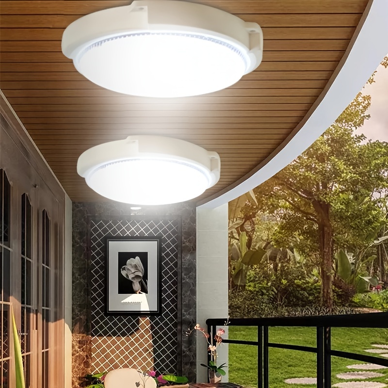 Luz Solar Exterior, iluminador con control remoto para puerta delantera,  patio, garaje, jardín
