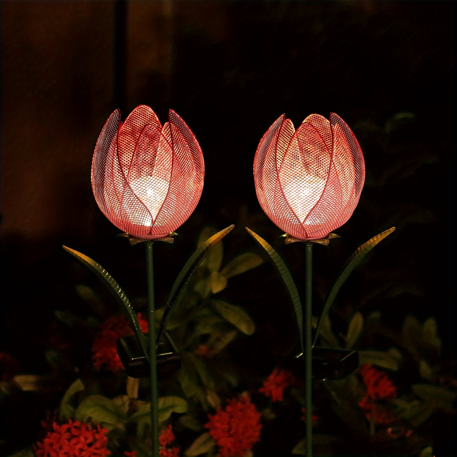 Tulip solar deals garden lights