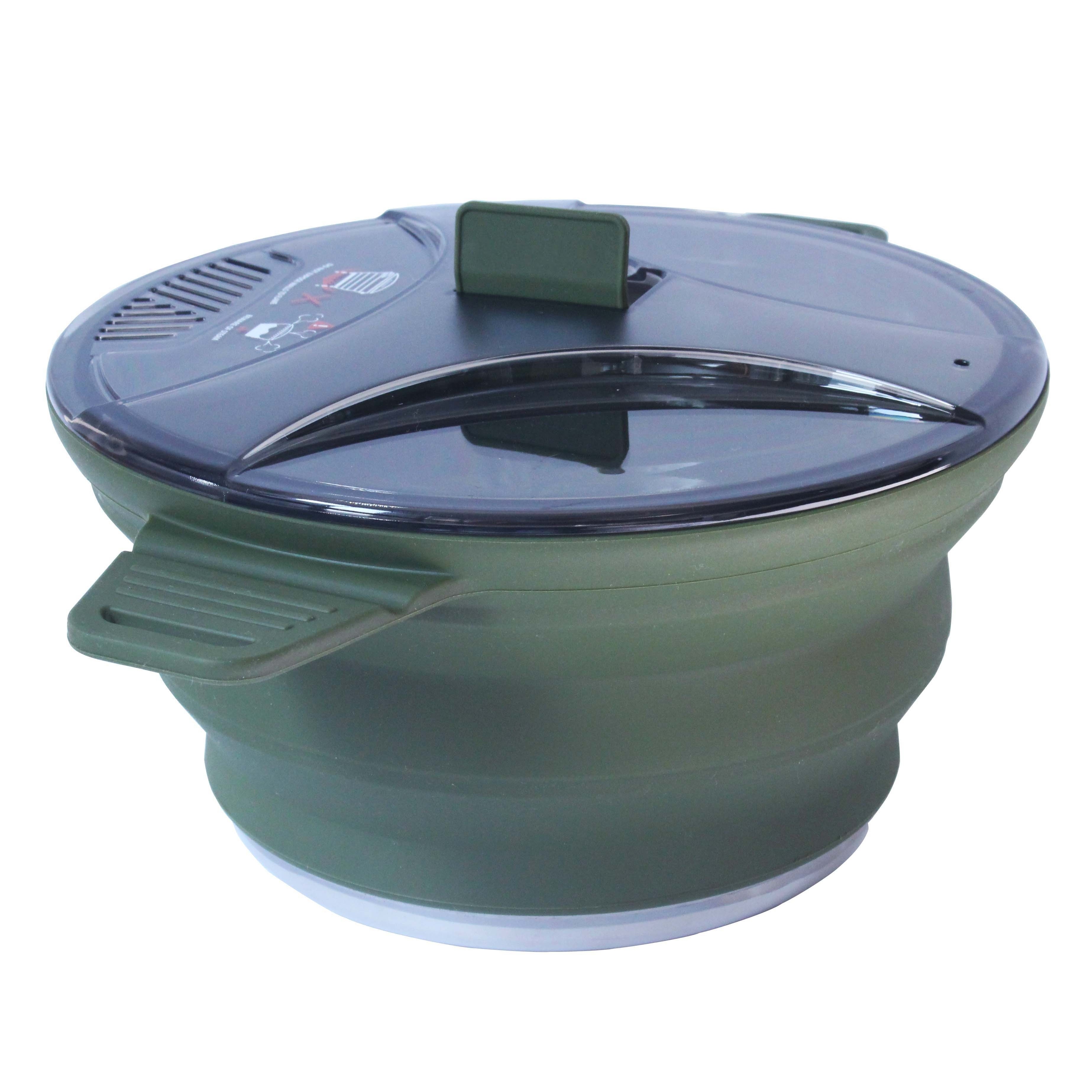 Car Insulated Bucket, Food Heat And Cold, Round Insulated Container, for  Travel for Storage - 2.8L Green