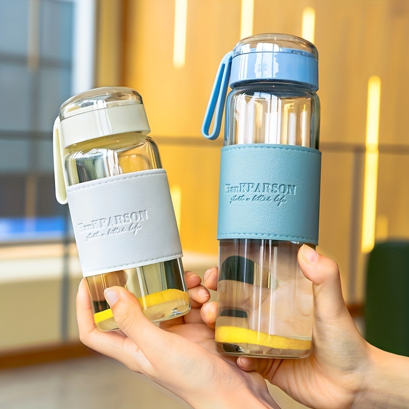 500ML 1000ML cute water Bottle Portable Drink Gym Crystal Bottle For  Bottled Water Sports Tea Milk
