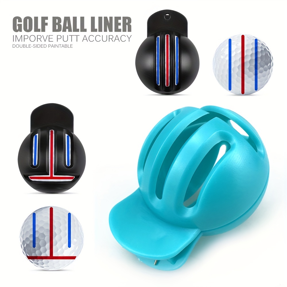1 Set Golf-marker Mit Golf-liner, Ausrichtungs-zeichenwerkzeuge
