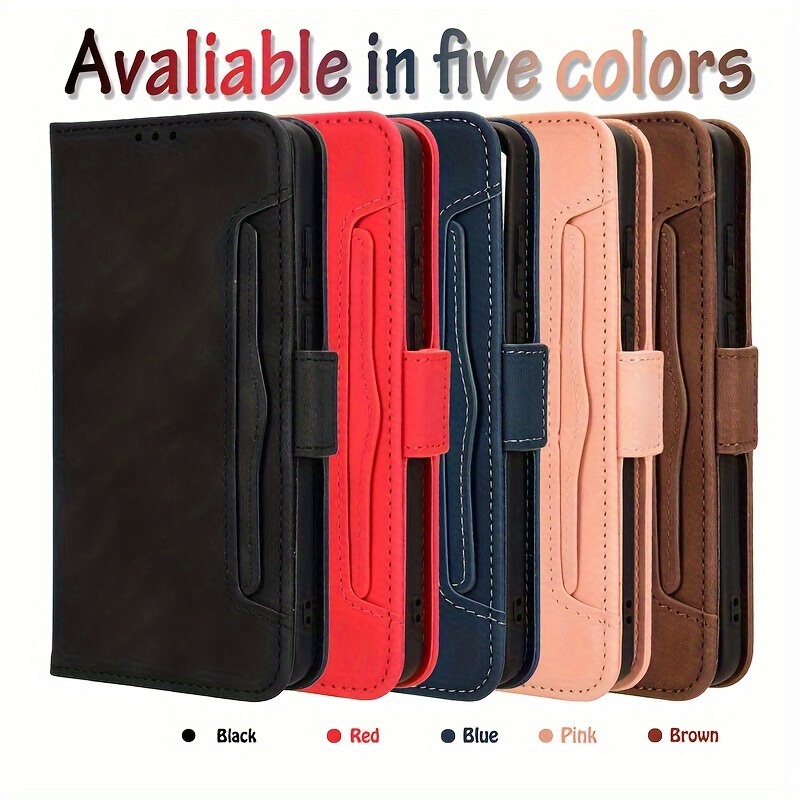 For TCL 40 SE Magnetic Flip Phone Cover Wallet Stand Book Style PU