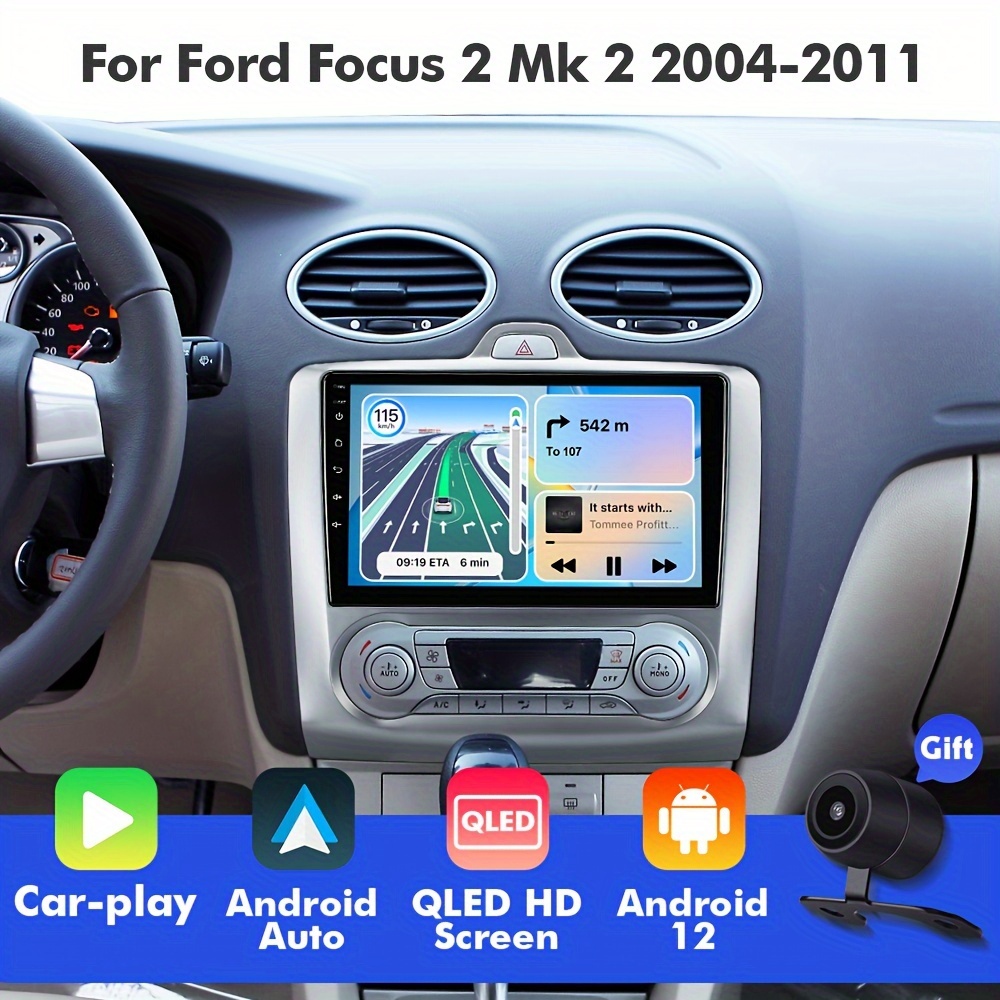 Radio Ford Focus 2012-2015 Andorid 10.0-Pantalla Táctil