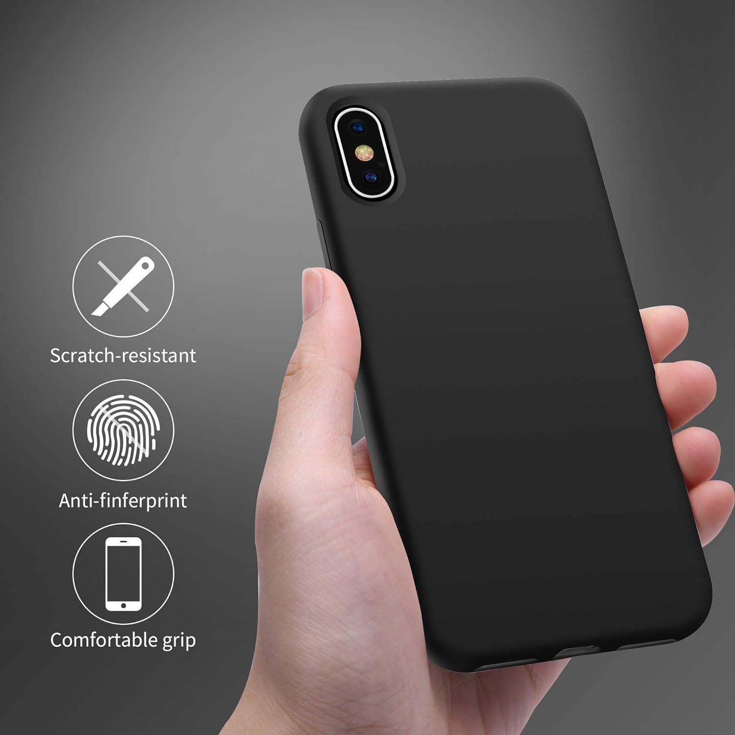 Funda para iPhone Xs, diseño Sea Love para iPhone X para niñas y mujeres,  funda anticaída con carcasa protectora de TPU para iPhone X/XS de 5.8