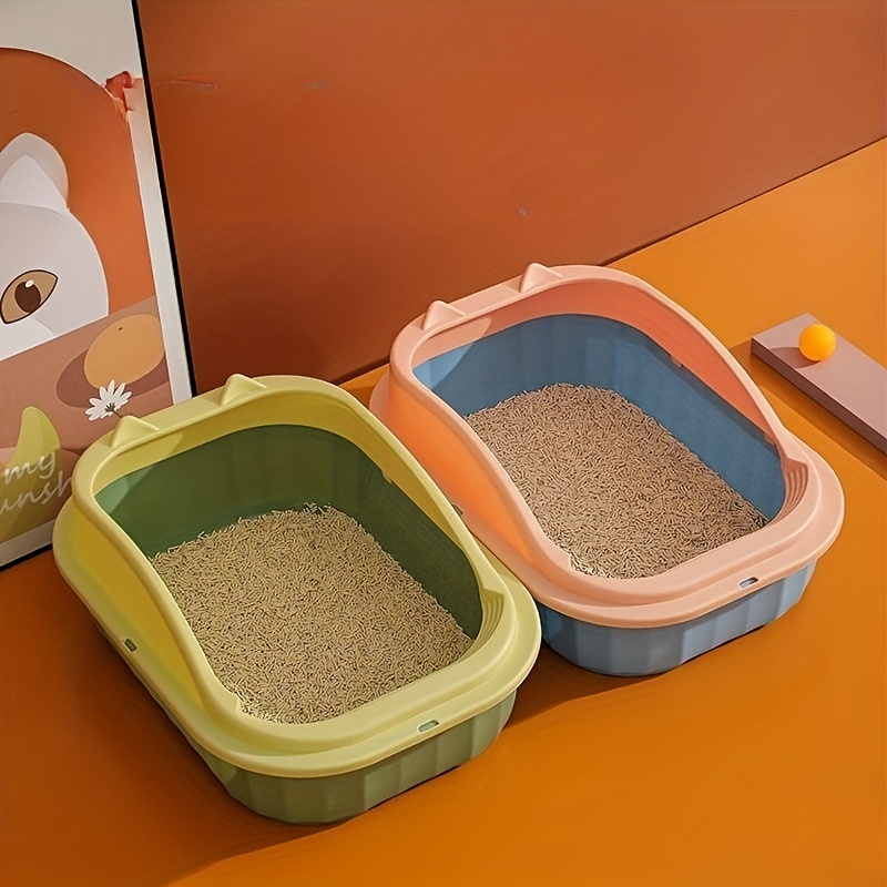 Large Fully Enclosed Cat Litter Box - Easy To Clean, No Sand Leakage,  Deodorizing - Temu