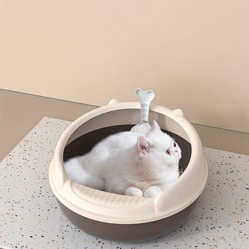 NEW Foldable Anti-Splash Pet Cat Litter Box Fully Enclosed Easy Clean Cat  Litter Pan Pet Toilet Bedpan Pet Accessories