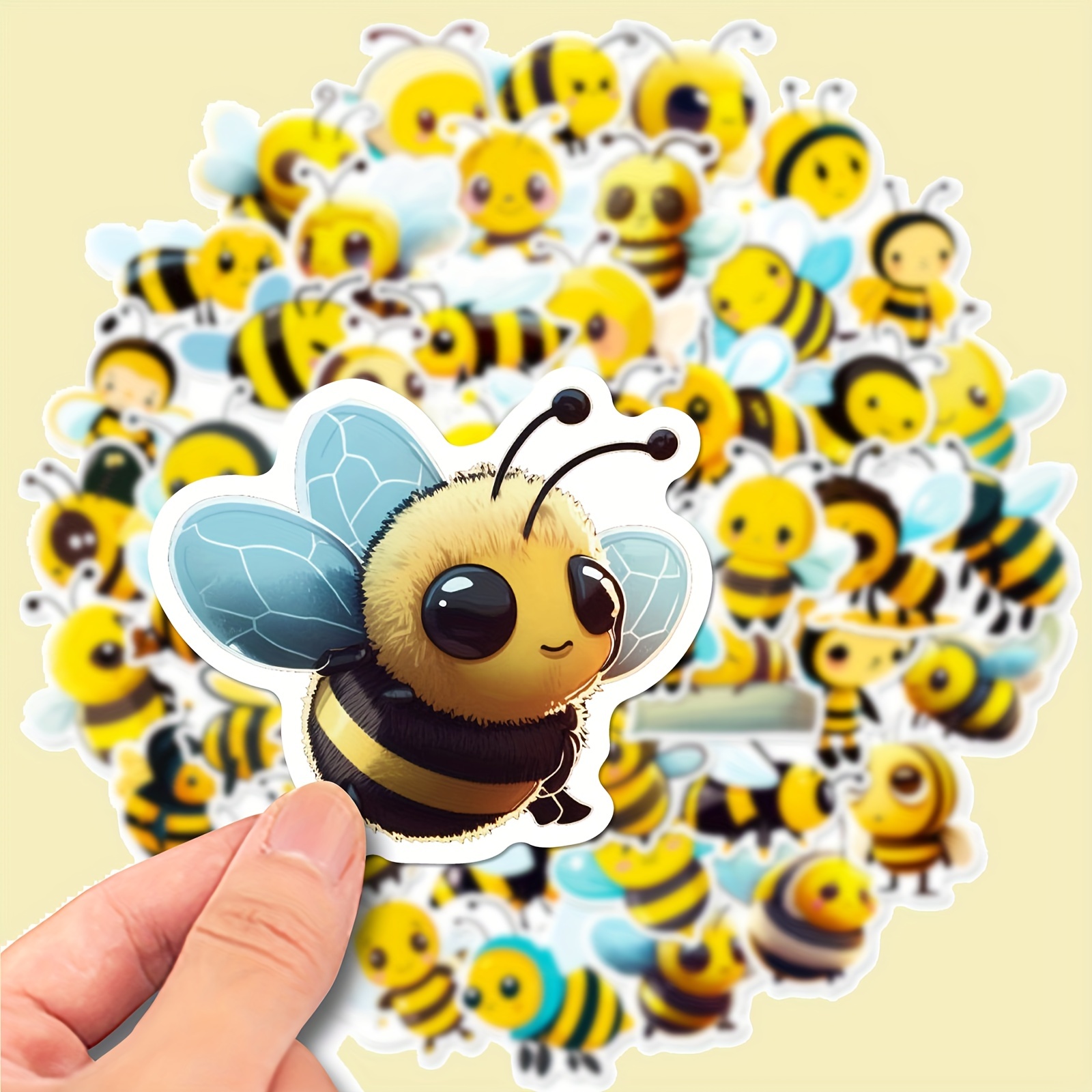 Small Bee Decorative Stickers Three dimensional Double layer - Temu