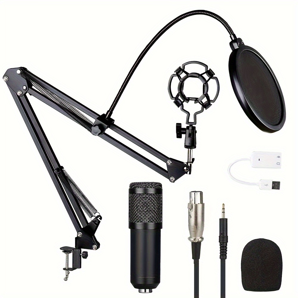 YOTTO Microphone Filtre Anti Pop micro Écran anti-vent Avec Double Couche  Pop filter pour Microphone Blue Yeti, Yeti Pro Microphone à Condensateur