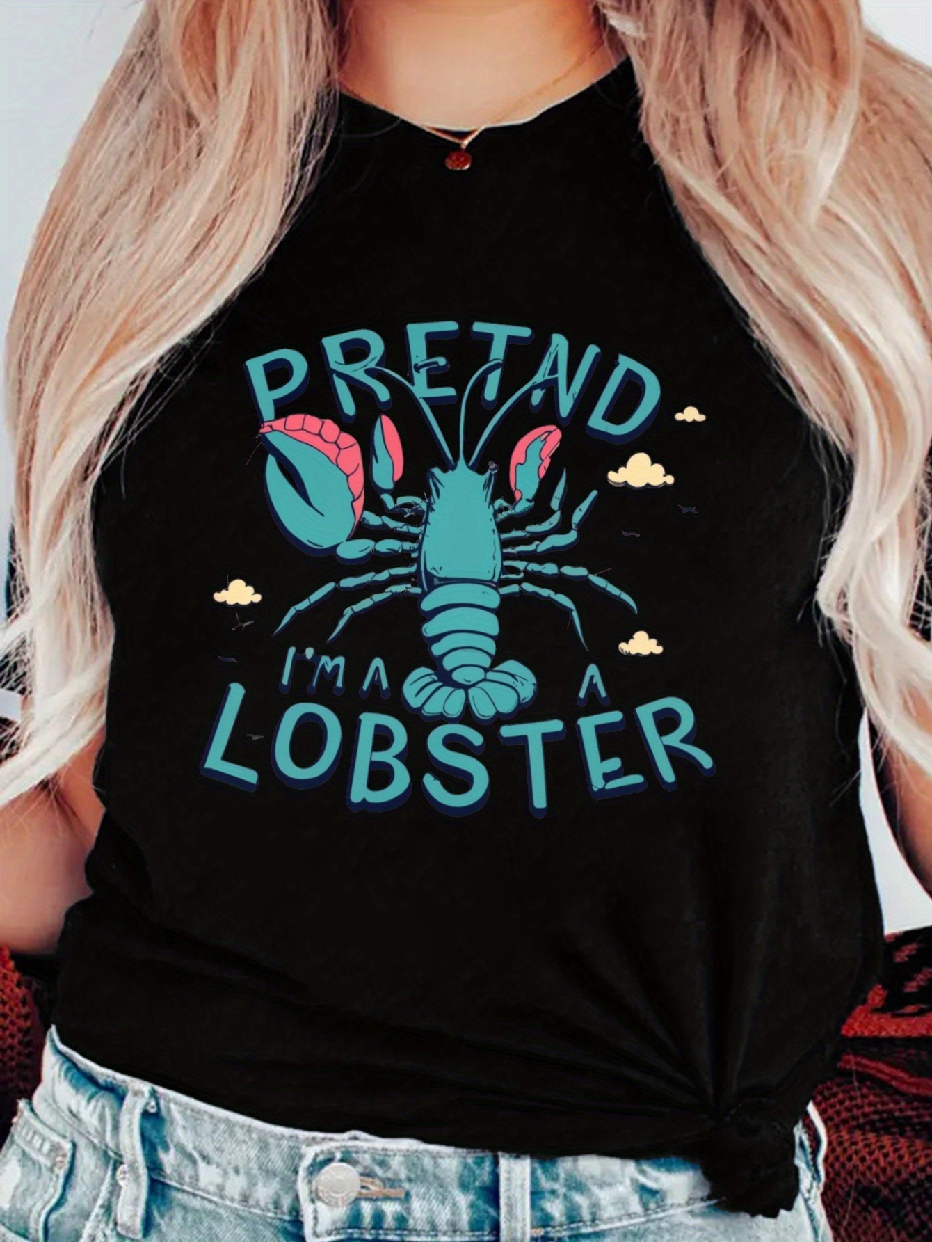 Crawfish Tank Top for Women Summer Shirts Funny Shirt for Summer