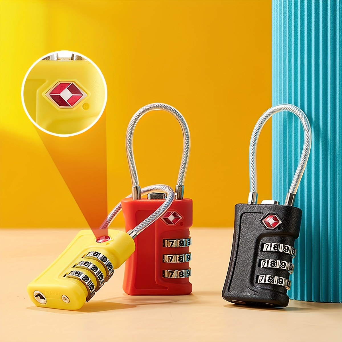 Secure Your Belongings With A Heavy duty 3 digit Combination - Temu
