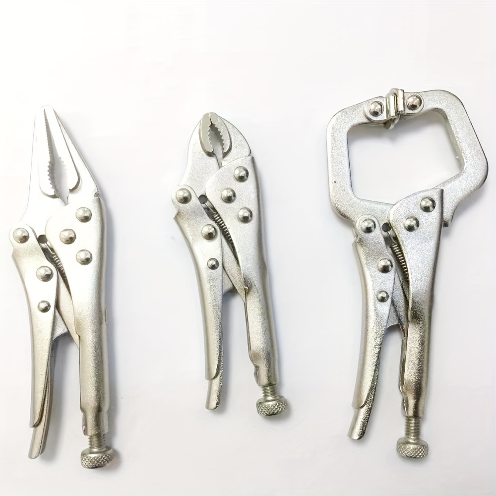 Extended Locking Pliers Set Straight/45 degree/80 degree - Temu