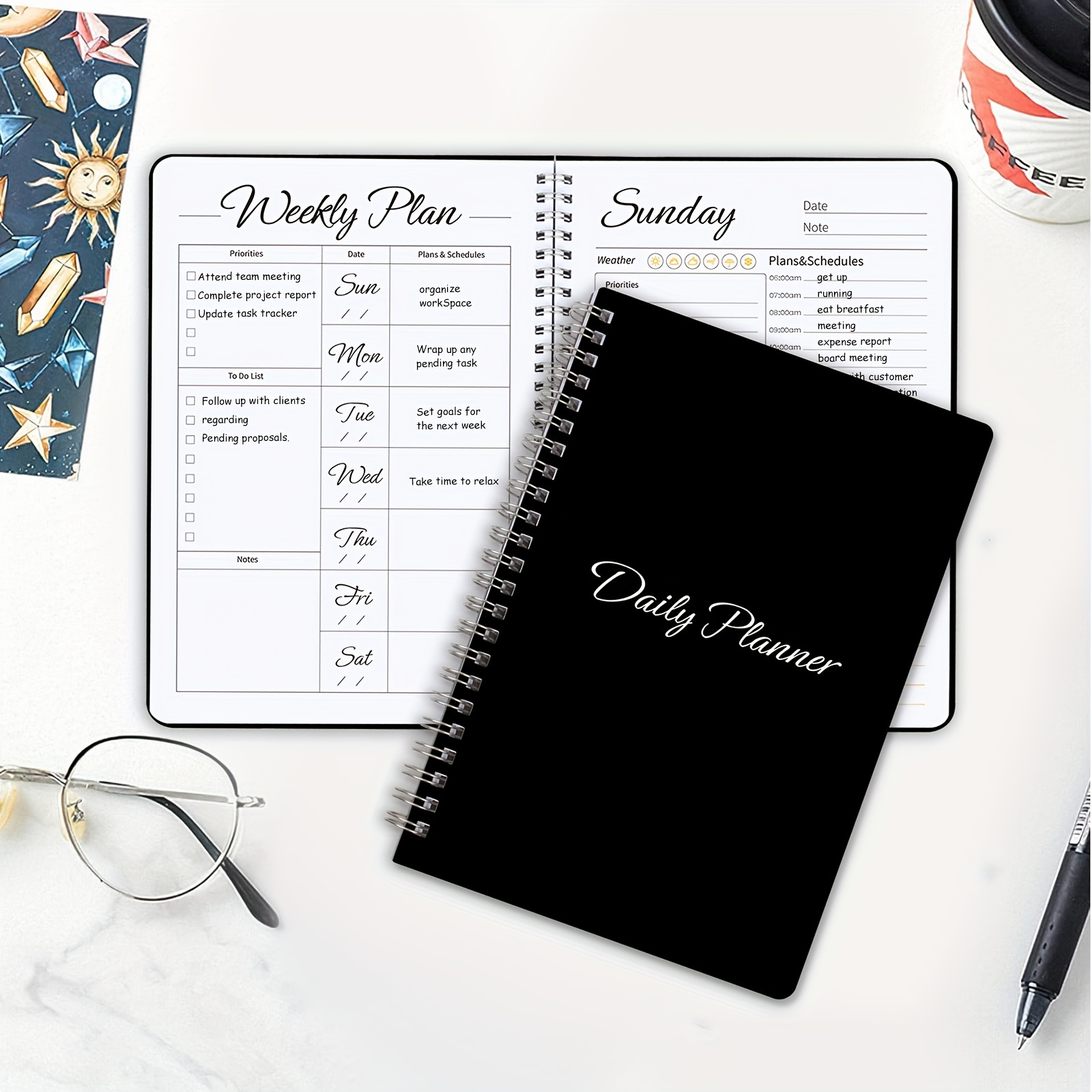 2023 A5 Spanish Agenda Notebook Bullet Daily Weekly Journal Schedule  English Planner Organizer School for Office Stationery - AliExpress