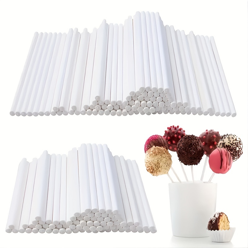 Lollipop Sticks: White