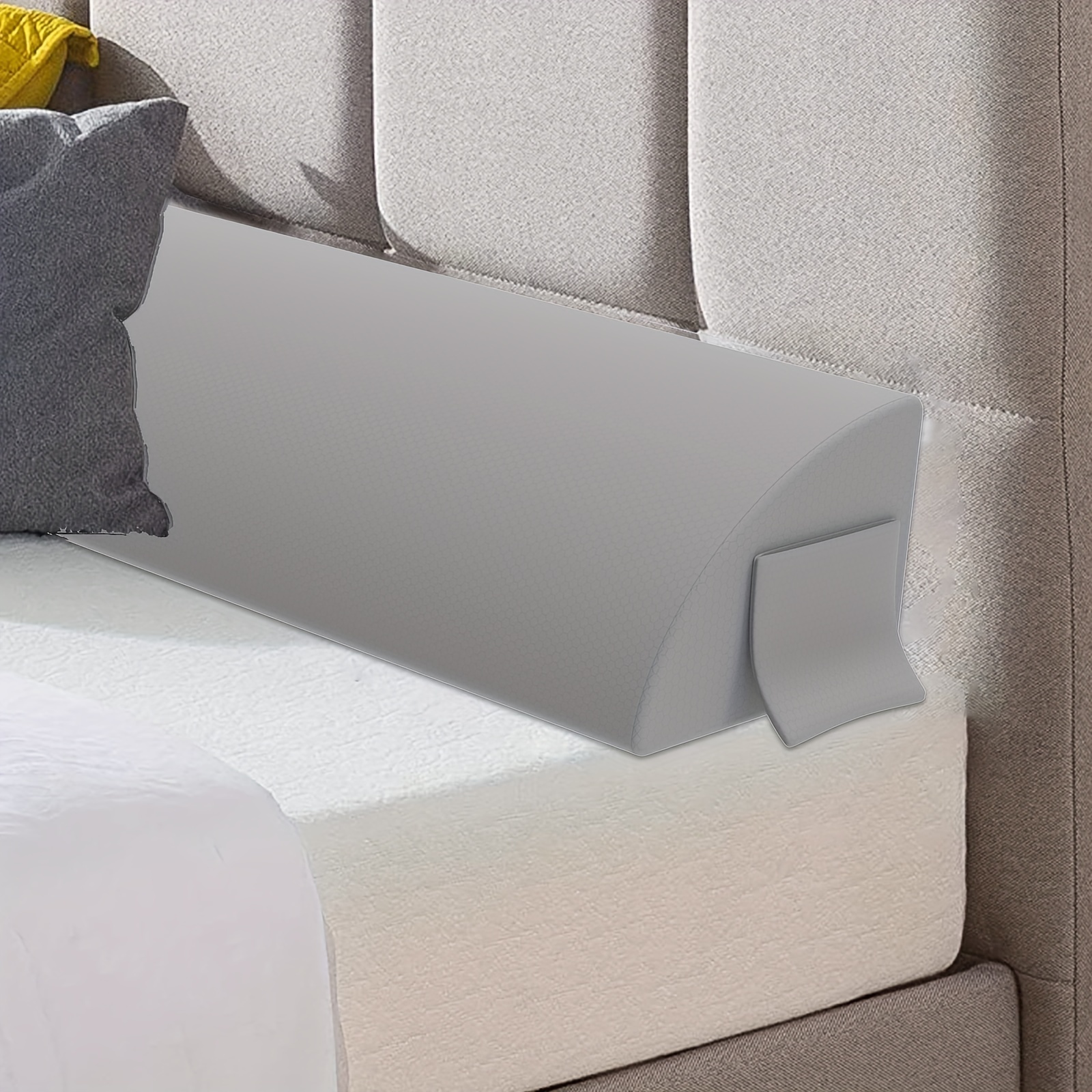  QCLUEU Relleno de espacio para cama, colchón para cama  individual/doble/king, esponja 45D de alta densidad, funda extraíble y  lavable, relleno extensor de colchón para espacio de cabecera, grietas de  espacio de