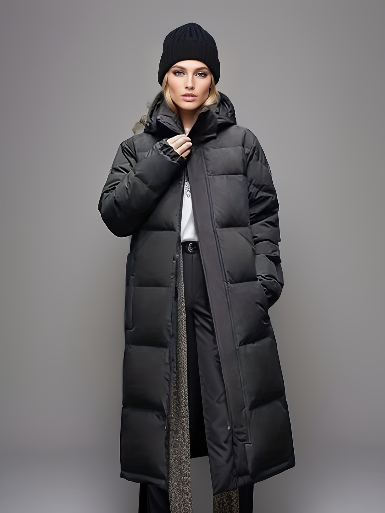 Womens Puffer Jacket Winter Warm Stand Collar Packable Down Jacket  Lightweight Slim Fit Short Down Coat Jacket with Pockets 