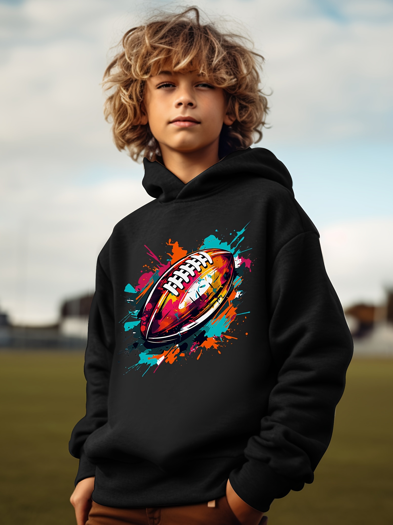 Football hoodies shop for boys