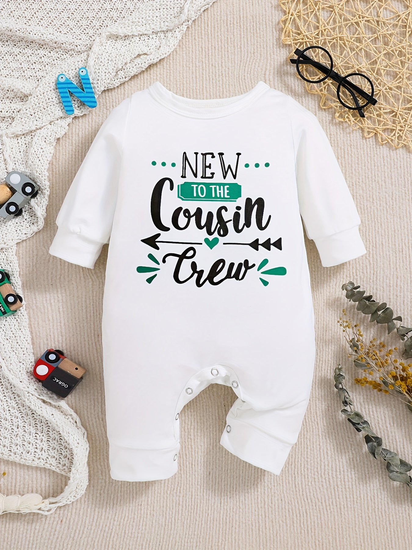 Alphabet Lore C Baby Long Sleeve Bodysuit