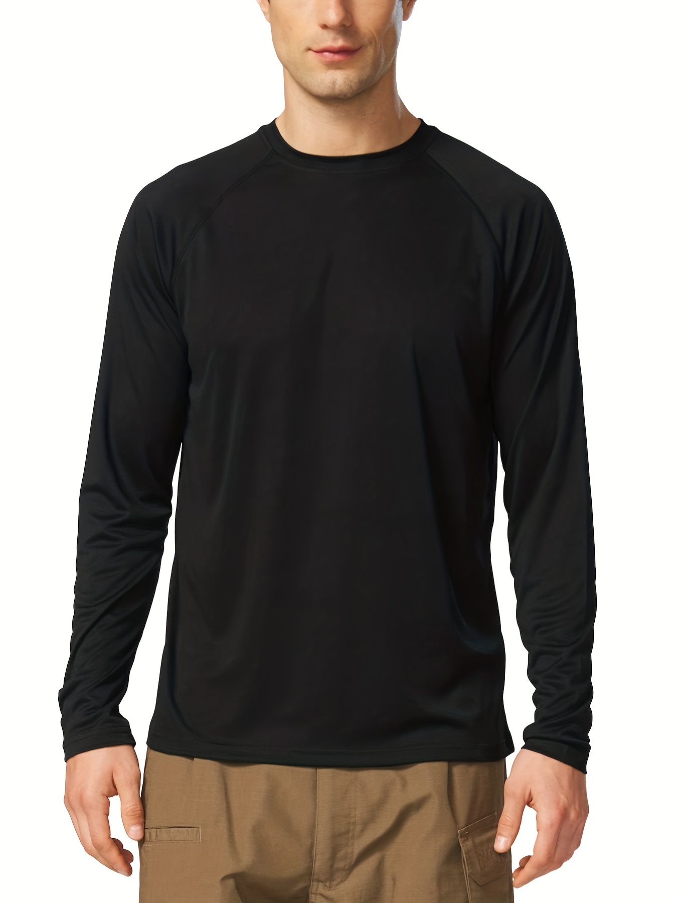 Mens Rash Guard Shirts: Assorted Colors, Sun Protection For Outdoor Athletic Workouts!