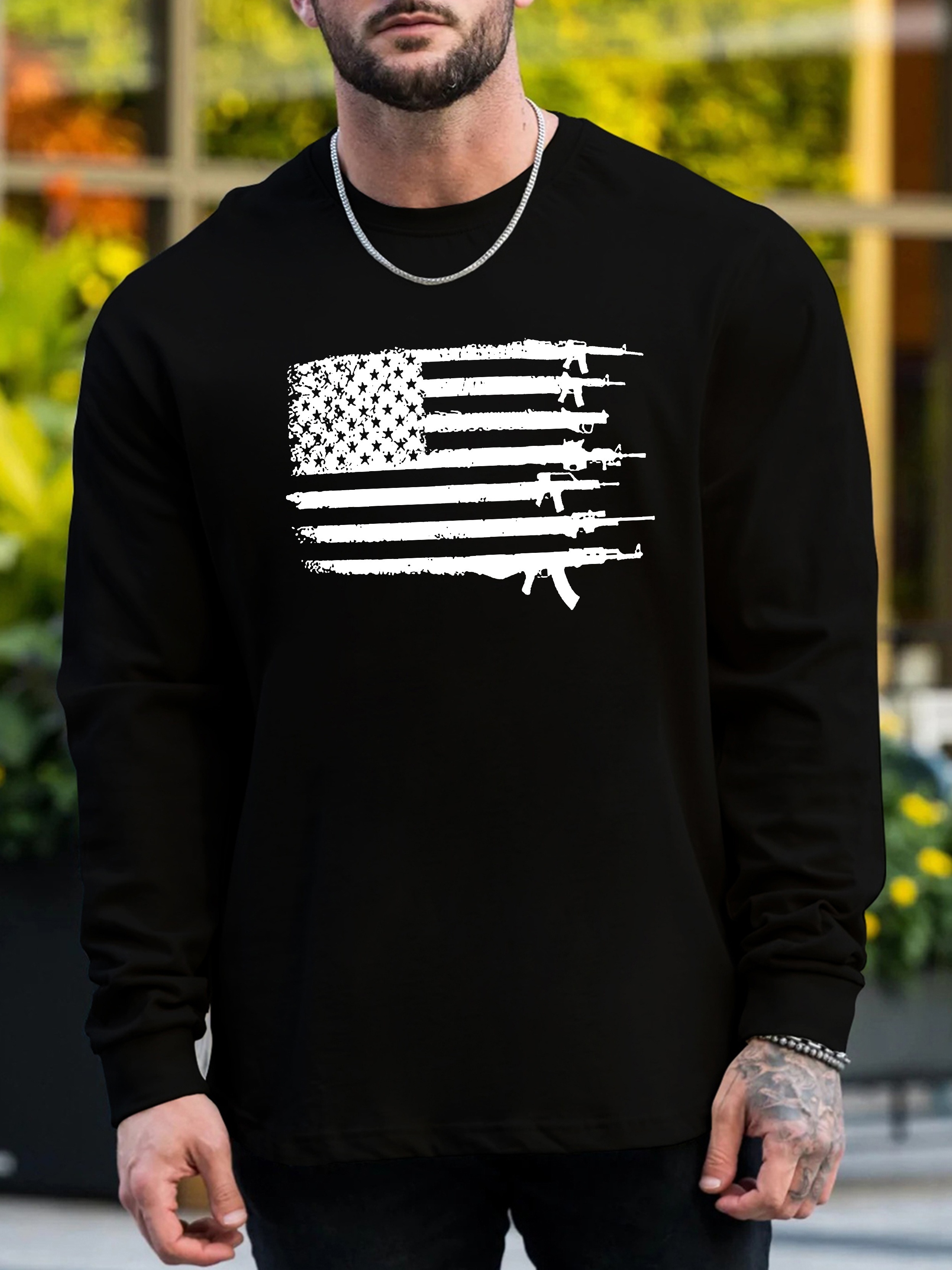 Long-Sleeved Graphic Shirt - Men - Ready-to-Wear