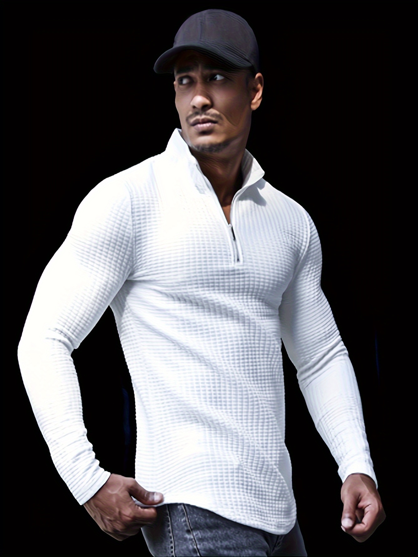 Mens sweatshirts store with collar