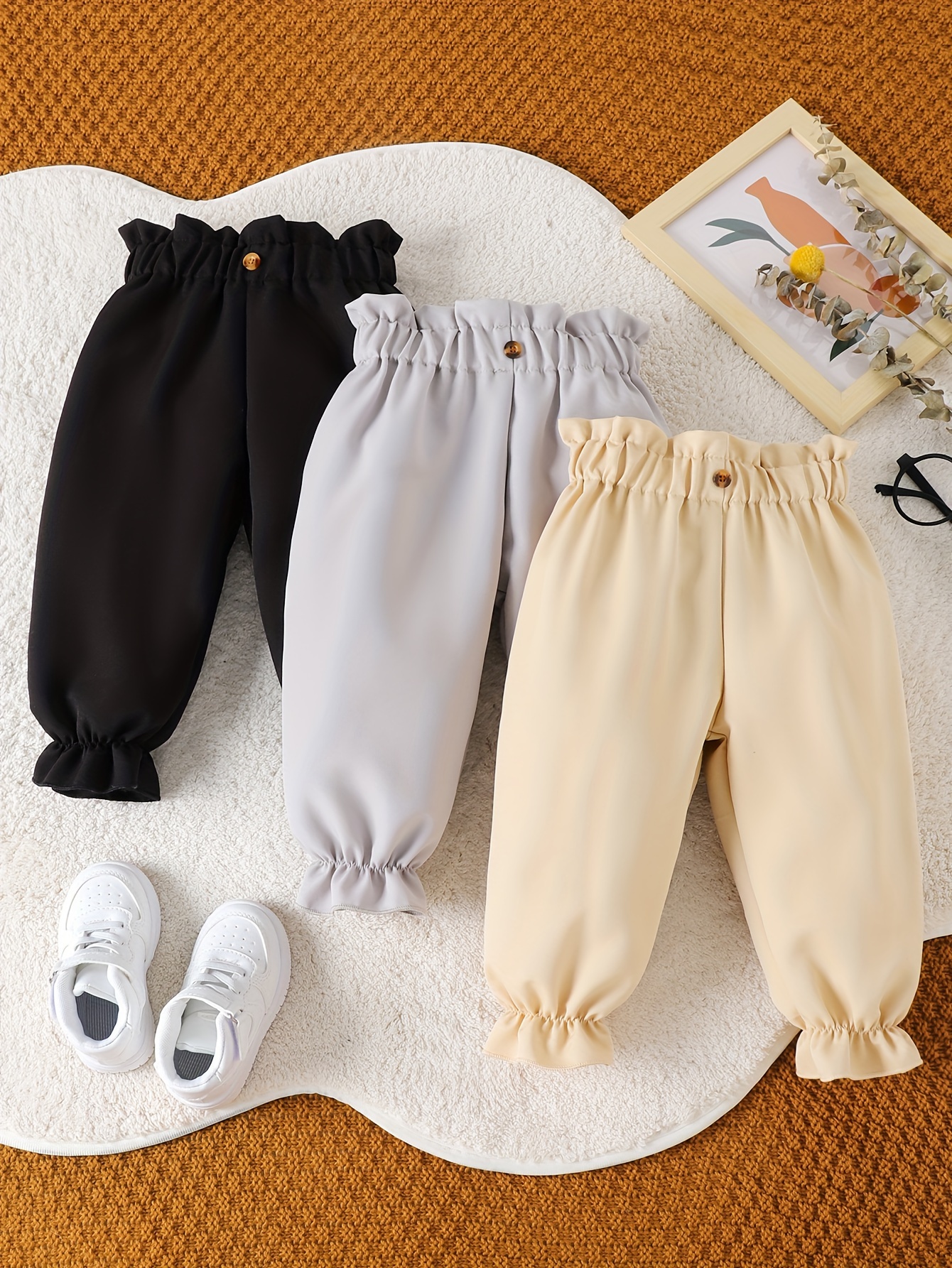 Infant Baby Velvet Leggings Kids Cute Outer Wear Trousers - Temu