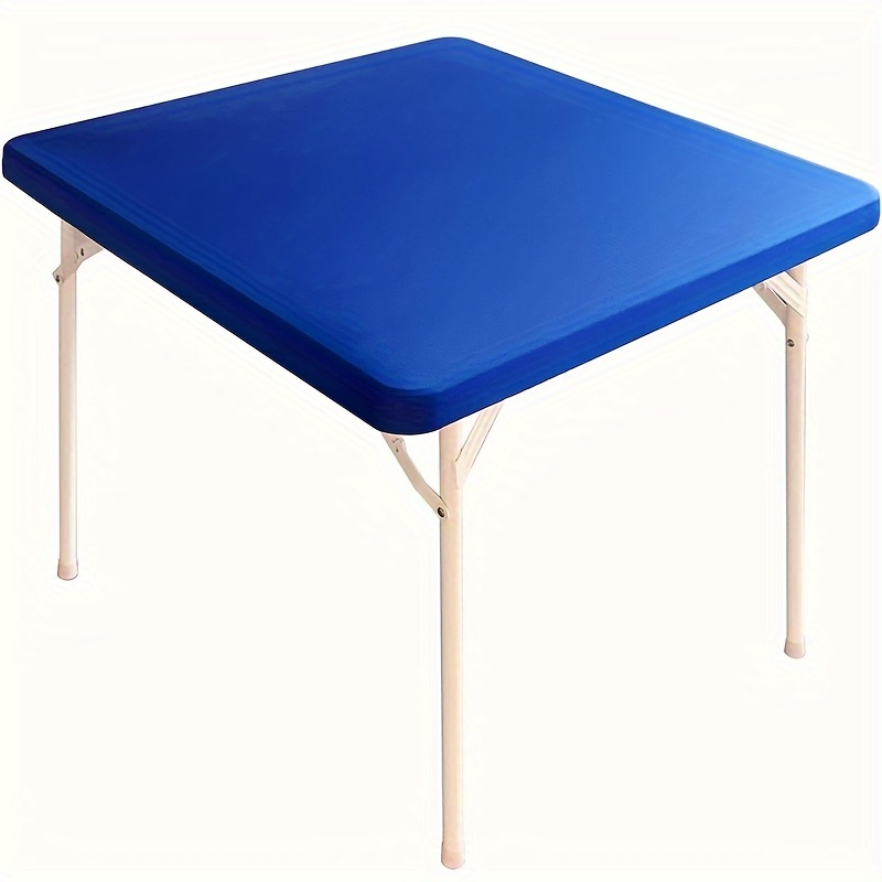 Mesa plegable de altura ajustable estándar (24 pulgadas x 72  pulgadas/azul) : Hogar y Cocina