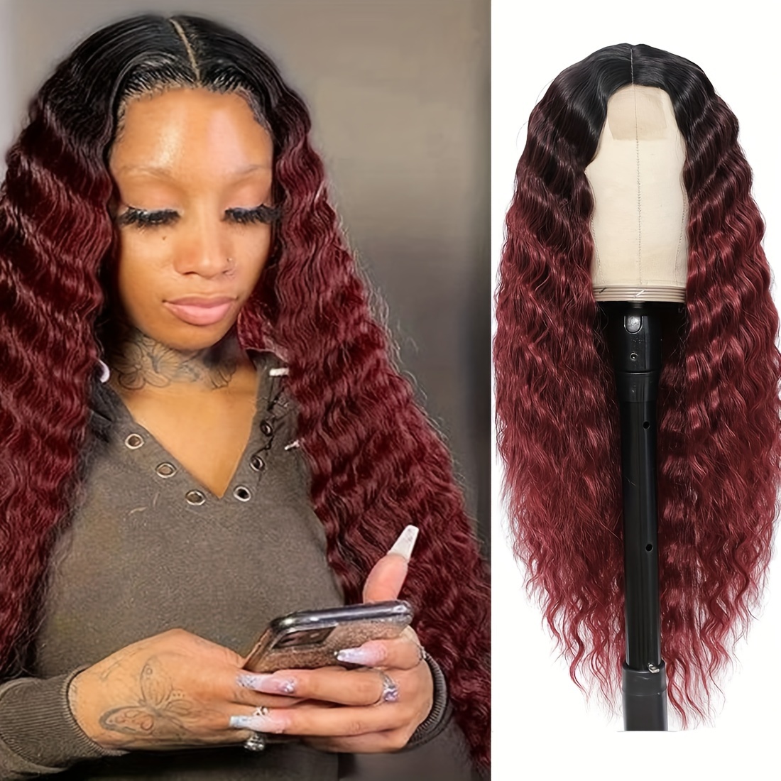 Lace front wigs top synthetic