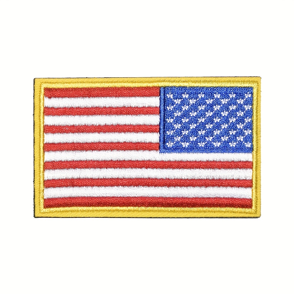 2 Piezas/ 6 Piezas Parches Tácticos Bandera Americana - Temu