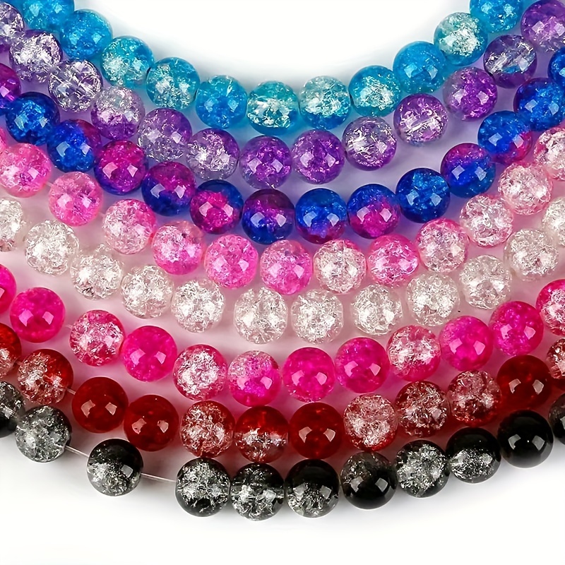 8mm Crackle Glass Beads - Temu Mexico