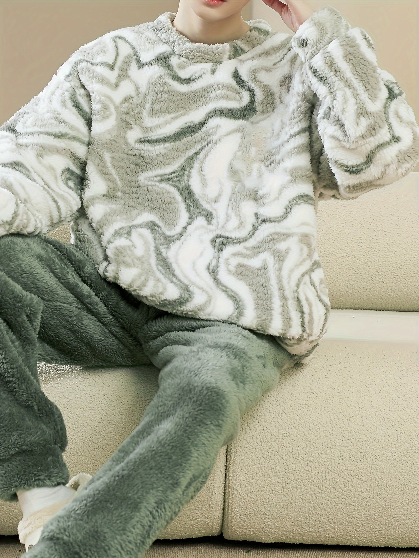 Pyjama Polaire Homme - Retours Gratuits Dans Les 90 Jours - Temu