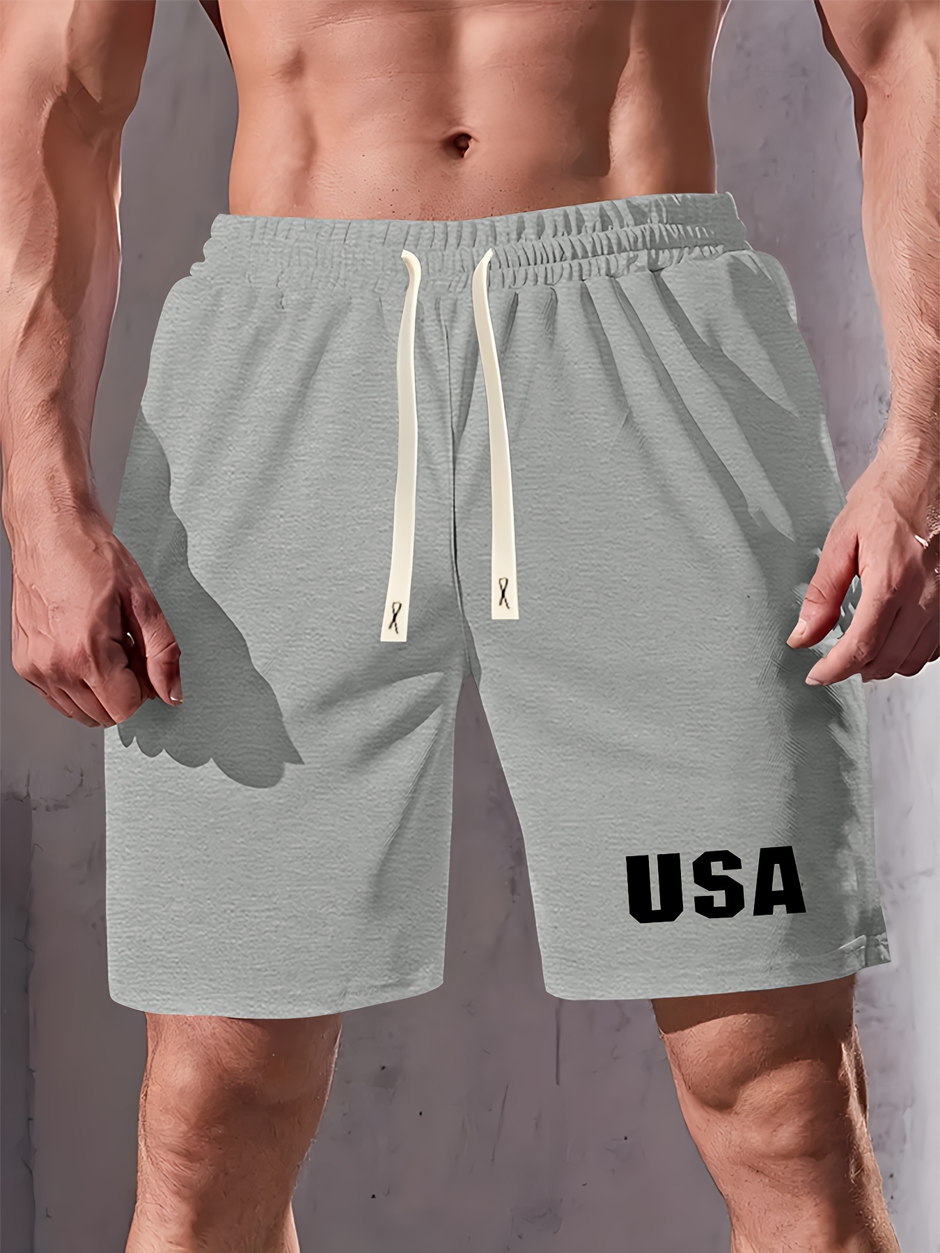 Pantalones Cortos/shorts Deportivos Estilo Americano - Temu