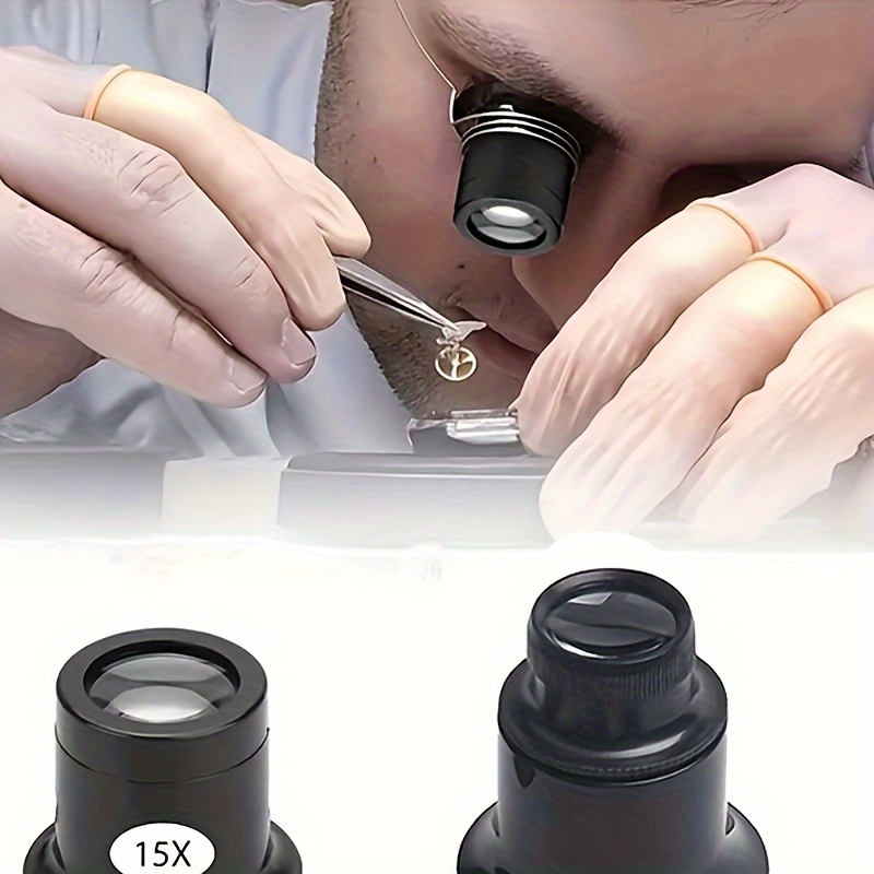 Jewelers Eye Loupe Loop Magnifier Monocular Magnifying Glass - Temu