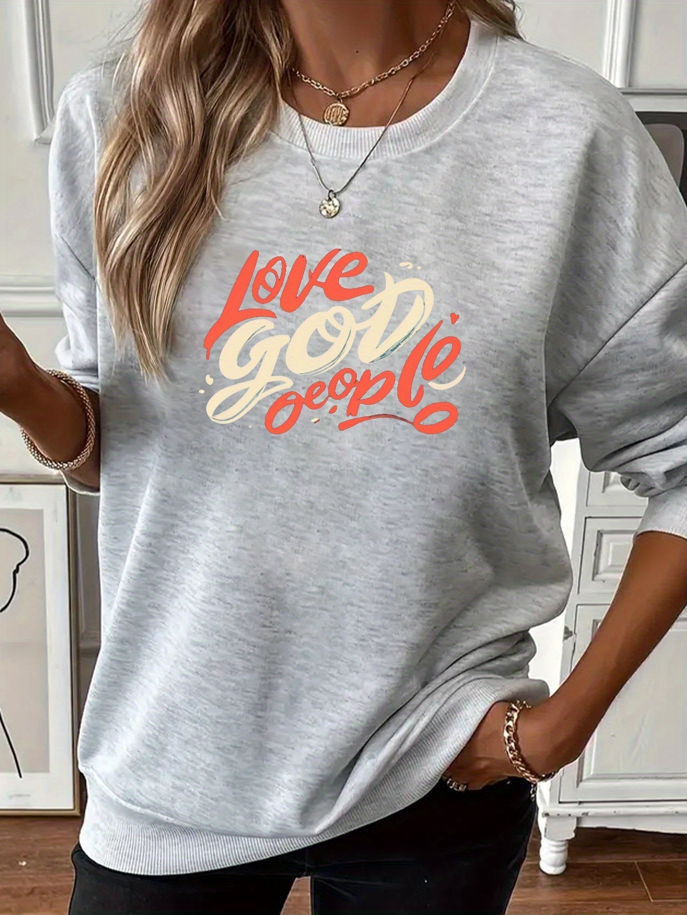 Love Sweatshirt - Temu