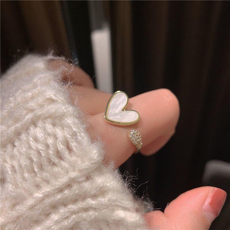 Jewelry Accessories, Heart Adjust Ring, Heart Ring Buckle