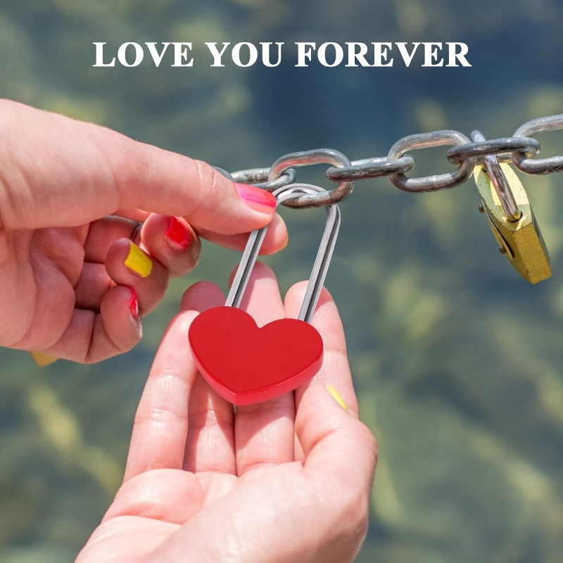 Love you lock on sale charm