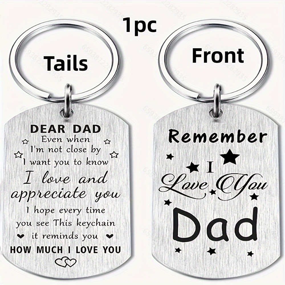 Temu 1pc 1.18Inch/3cm Width (Initial A-T) Stainless Steel Engraved initials Keychain Key Ring Boy/Girl Inspirational Gift Keychain Best Gift Idea for