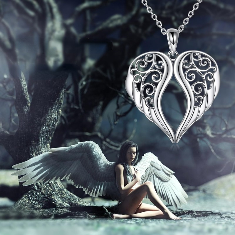 Guardian angel wings on sale necklace