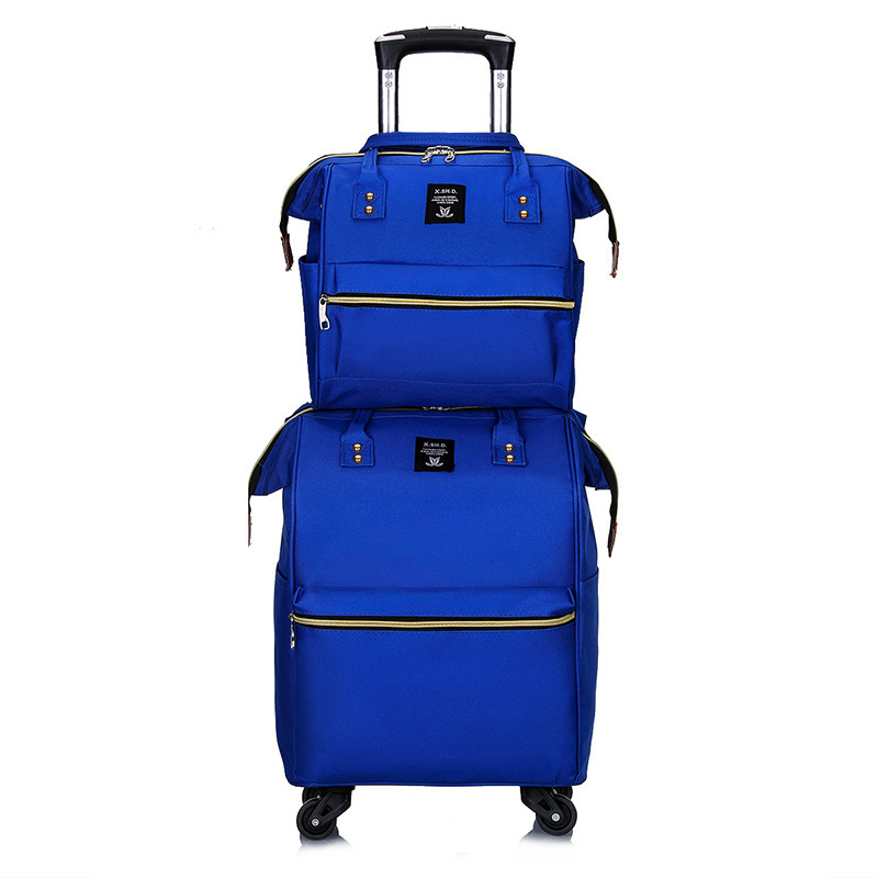 KLQDZMS 2022242628Inch High Quality Luggage Multifunctional Trolley  Case Large Capacity Boarding Box Aluminum Frame Suitcase