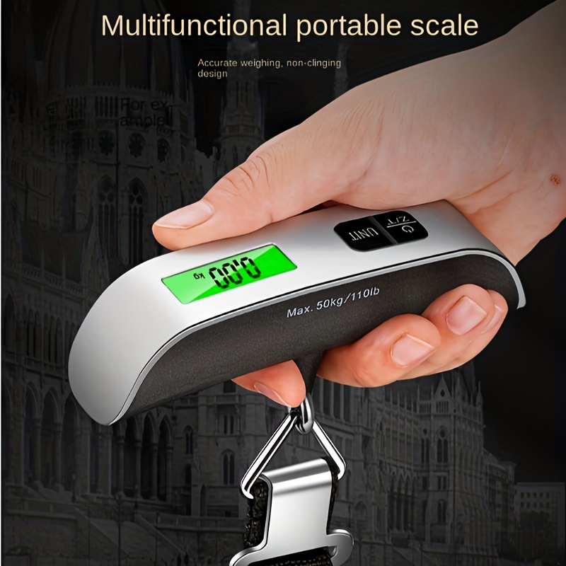 Portable Luggage Scale - High Precision Digital Hanging Weight Scale For  Suitcases Up To - Essential Travel Accessory For Flying, Fishing, Shopping,  And Postal Needs - Temu