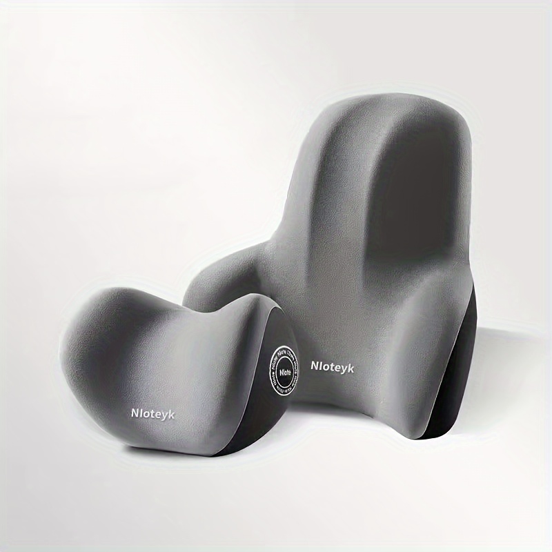 Dreamer Car soporte lumbar para asiento de automóvil de gomaespuma, cómodo,  antiácaros, almohada para soporte lumbar, se ajusta automáticamente a la