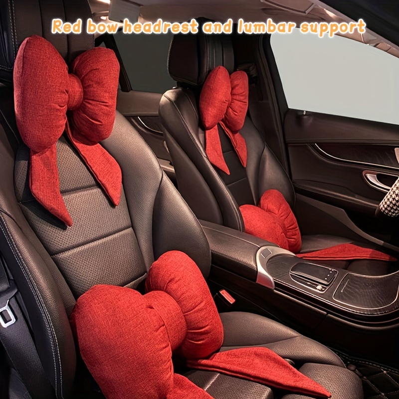 Almohada para reposacabezas de asiento de auto, soporte para cuello y  cabeza desmontable, almohada de alta calidad, ajustable 360 grados en ambos