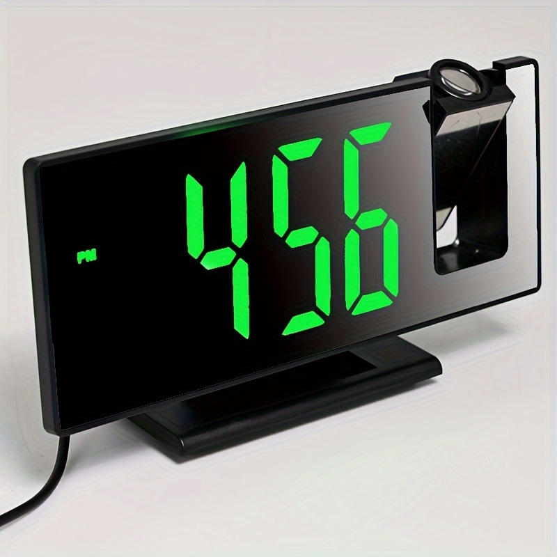  FAVOMOTO Reloj de proyección 1 Unidades LED Reloj despertador  electrónico Proyectable para niños Proyector despertador LED Digital Mesa  Reloj Electrónico Reloj de noche s Reloj LED : Hogar y Cocina