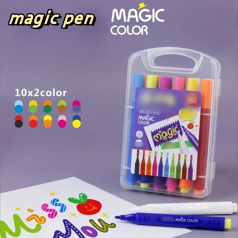 Stylo Encre Invisible,Crayons à Encre Invisible,Stylo Invisible,Stylo  Invisible Enfant,Stylo Encre Invisible avec [144]