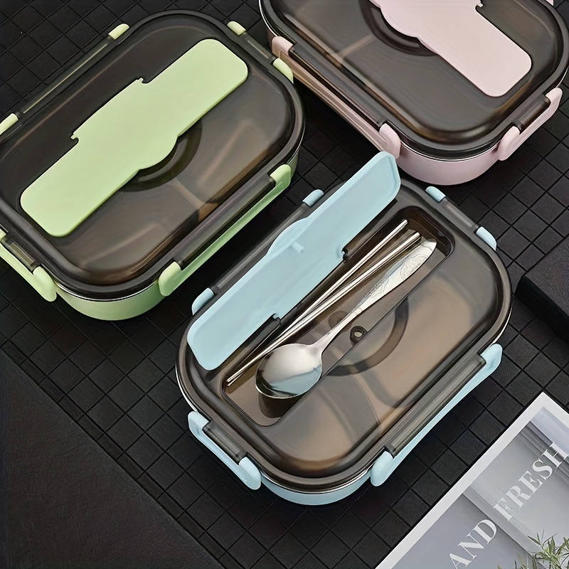 Ryback Lunch Box, Stainless Steel Bento Box, 2 Compartment Food