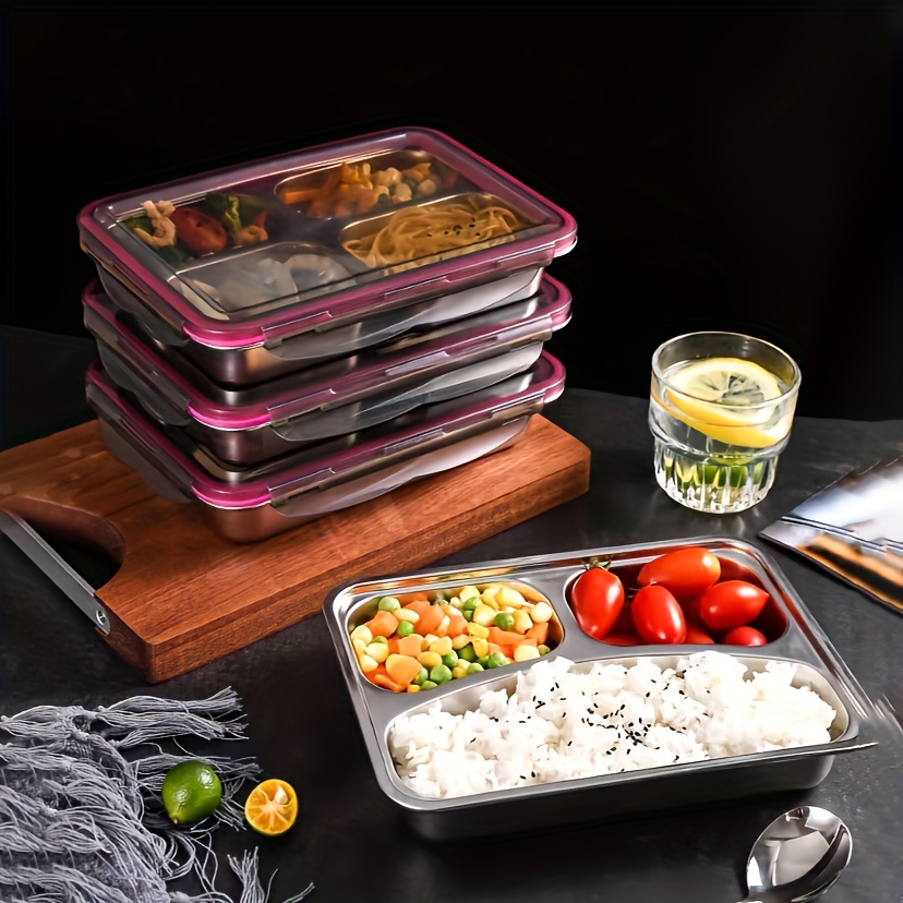 Tinaforld 304 Stainless Steel Thermal Lunch Box Leakproof Food Storage  Containers, Bento Box for Adults,Men,Women