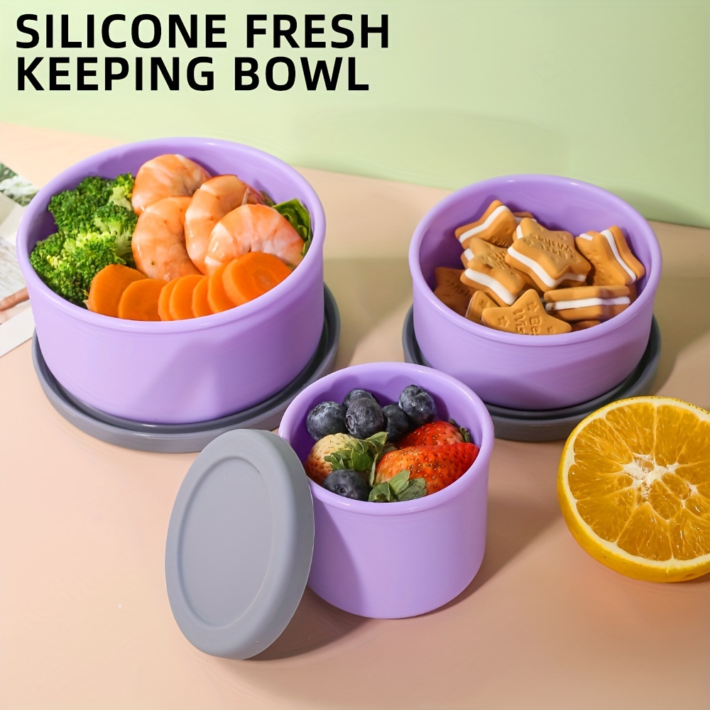 Silicone Muffin Cups And Fruit Forks, Lunch Box Dividers, Durable,  Reusable, And Available In Refrigerators And Dishwashers - Temu